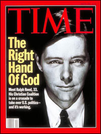 Ralph Reed on cover of Time Magazine